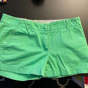 Green J. Crew Shorts / Chinos Size 8